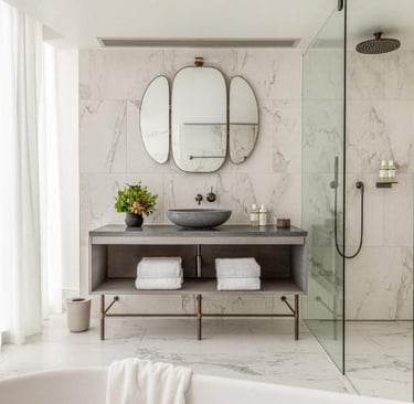 the stratford hotel, bathroom
