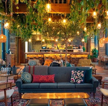 treehouse hotel, dining room
