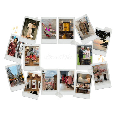dhm.style mobile cover design with travel, fashion, and styling images.