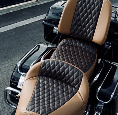 honda goldwing matelassé losange