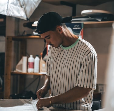 rénovation création couture surpiqure coussin