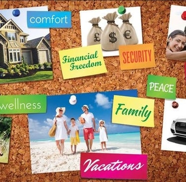success vision board example