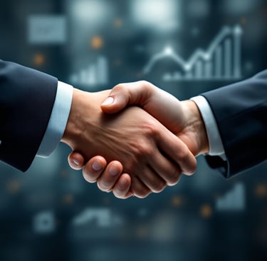 Firma de contrato de asociación en participación con garantías notariales