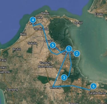 Route map Stay at Mandinari River Lodge Photo Hide Includes 5 excursions to birding hotspots plus 1 
