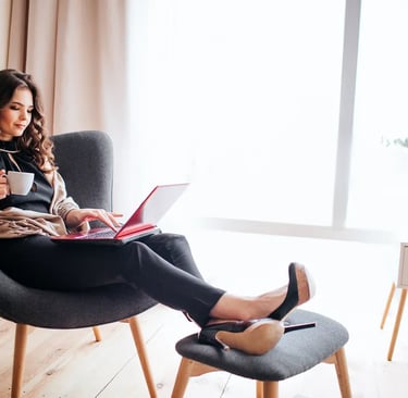 Happy at work: AI-generated image (Canva)