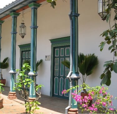 Facade coloniale Santa Fé de Antioquia