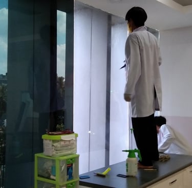 kaca film riben & oneway berkualitas untuk kenyamanan ruangan anda