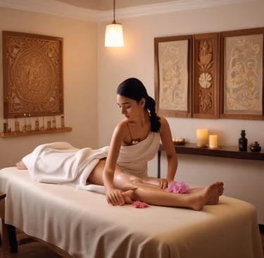  Professional home body massage therapy at Peace and Pamper Spa