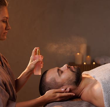 Hair spa and head massage treatment at Peace and Pamper Spa in Perumbakkam