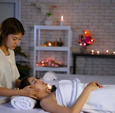 Feel deep relaxation at Peace & Pamper Spa in Perumbakkam with a calming spa ambiance and soothing t
