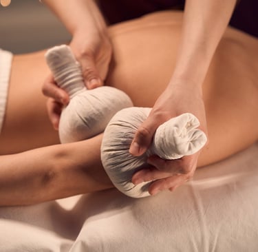 Head, neck, and shoulder massage for office stress relief at Peace and Pamper Spa Perumbakkam