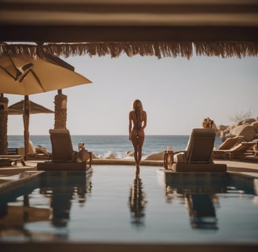 a bunch of colorful items hanging from a line