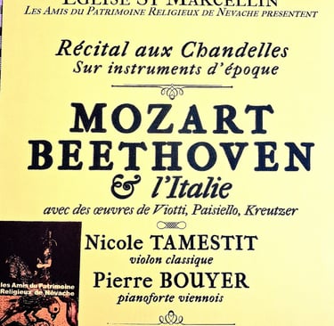 Concert aux chandelles. Névache - jeudi 23 juillet 2026