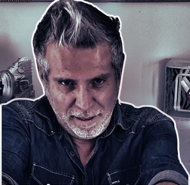 a man with a beard and a beard