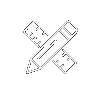 industrial design icon - white line art image