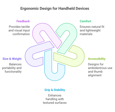 ergonomic design for handheld devices