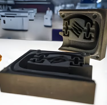 plastic mold from 3D printing
