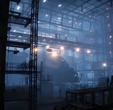 futuristic metal fabrication