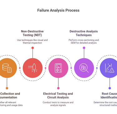 Failure analysis steps