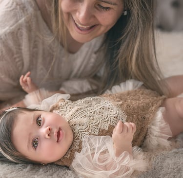 Sesión de fotos para bebes en Bariloche