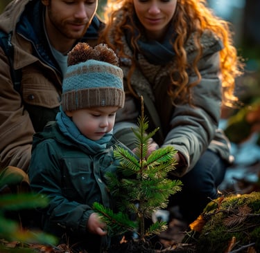 Sesión de fotos para familias en Bariloche. Fotografía familiar