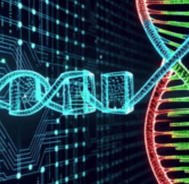 Blockchain dna transcribes to learn from each other.
