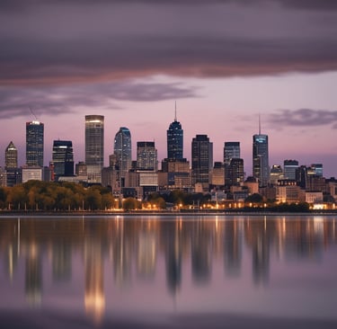 Montreal city landscape