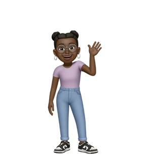 a cartoon character with a big smile on his face