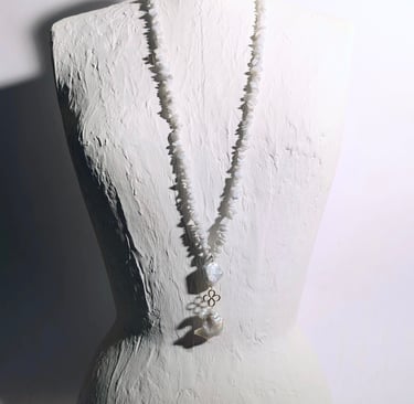 collana capri perle scaramazze e agata bianca 