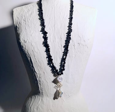 collana capri perle scaramazze e onice nero