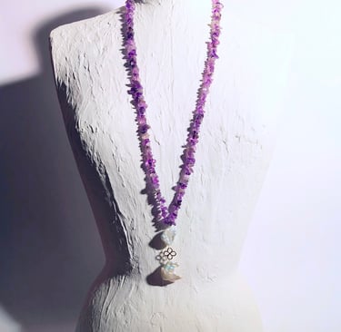 collana capri perle scaramazze e ametista