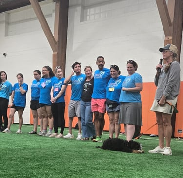 Image of Camp No Limits Staff during Announcements