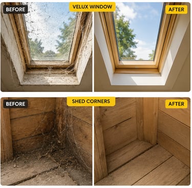 Before and After Clean Velux