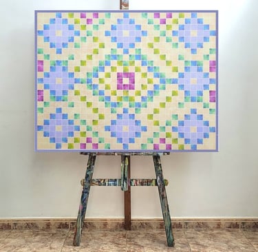 Composicion 236, en el caballete