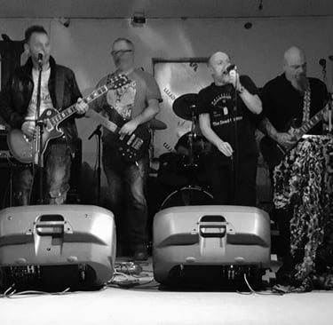 The Dead Silence band, playing Friday 21 June at Finstock Festival.
