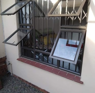 aluminium window bluff installation