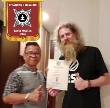 KJM with his master KiBayuSejati