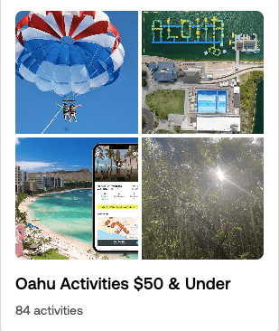 Oahu activities $50 and under
