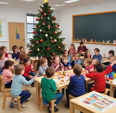 Activité Noël école primaire