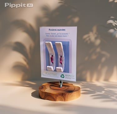 Porte manteau enfant, Plastnat, plastique recyclé