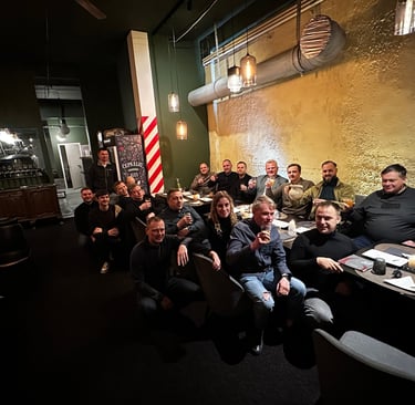 Alaus degustacijos svečiai Leičių MemelHaus bravore