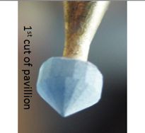 stone on a dop for cutting