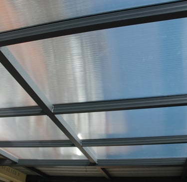 Toiture polycarbonate pour carport