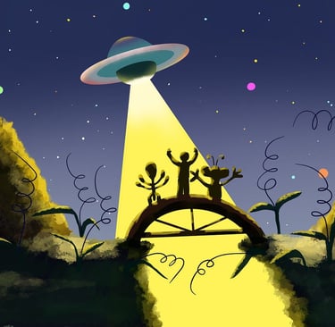vaisseau contact extraterrestre