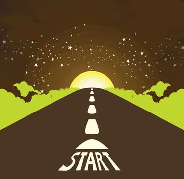 route nouveau départ