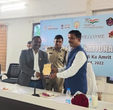 75th Azadi Ka Amrit Mahotsav for contributions to cyber safety and national security 17 June 2022,