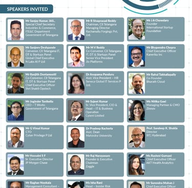 CII TELANGANA IT CONCLAVE 2025 G VIMAL KUMAR CTO CYBER PRIVILEGE PANELLIST 8977308555