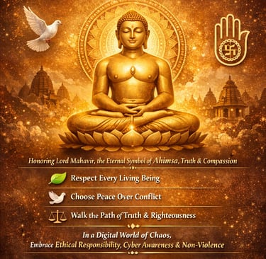 Cyber Privilege Wishes You a Peaceful Mahavir Jayanti 2026