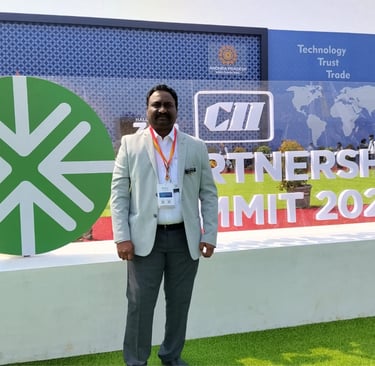 G Vimal Kumar CTO Cyber Privilege 8977308555 in 30th CII PARTNERSHIP SUMMIT 2025 Visakhapatnam