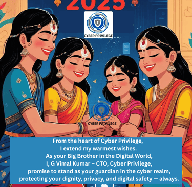Happy Rakhi Day Cyber Privilege Big Brother in the Digital World